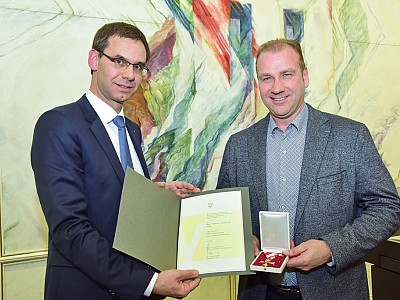 Großes Verdienstzeichen des Landes Vorarlberg für Mag. Thomas Ludescher