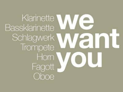 WE WANT YOU